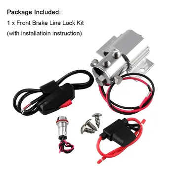 

Universal Front Brake Line Lock Kit Heavy Duty Type Roll Control Hill Holder Kit Auto Zero Line Lock Tire Locker