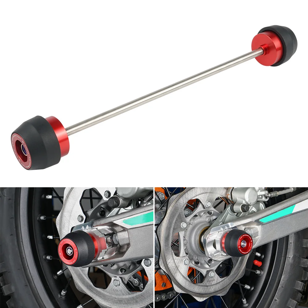 

For BETA RR RRS 125 200 250 300 350 390 450 480 500 Enduro Racing Xtrainer 300 Rear Axle Slider Fork Protector Guard Crash Pad