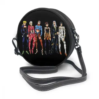 

Jojo S Bizarre Adventure Shoulder Bag Bruno Bucciarati Jojos Bizarre Part V Vento Aureo Leather Bag Mini Women Bags Round Purse