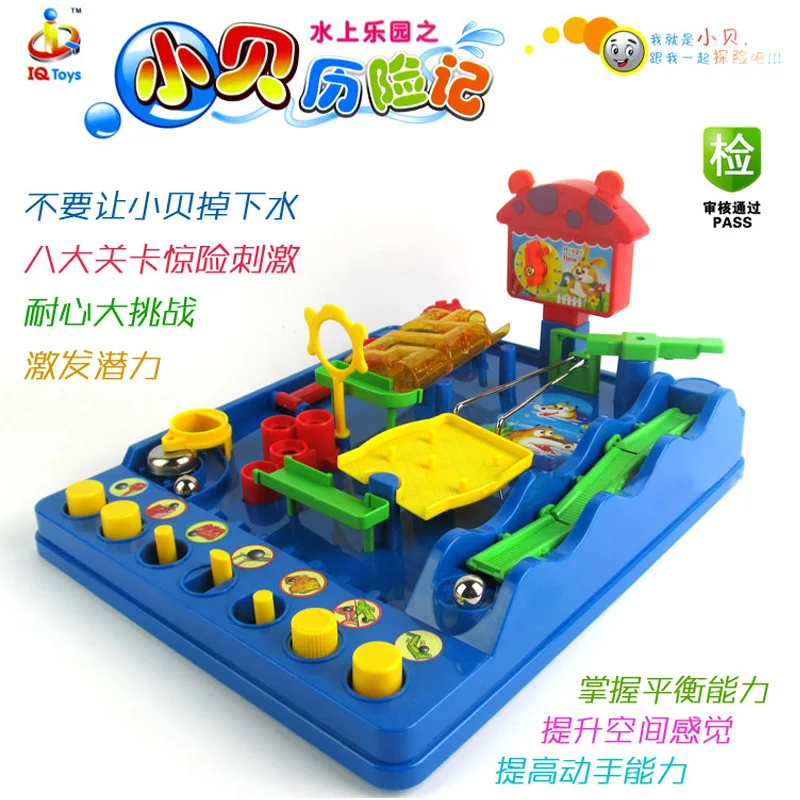 

Educational Checkpoints Camera Track Toy Water Park Beckham Adventures Parent And Child Tabletop Game Maze Aikeyou 953A
