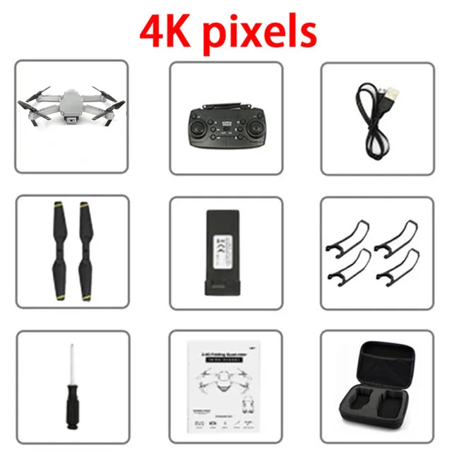 Глобальный Дрон EXA Дрон с камерой HD1080P WiFi FPV Дрон 4K RC Вертолет FPV Вертолет Дрон VS Дрон E58 E520 Квадрокоптер - Цвет: 4k