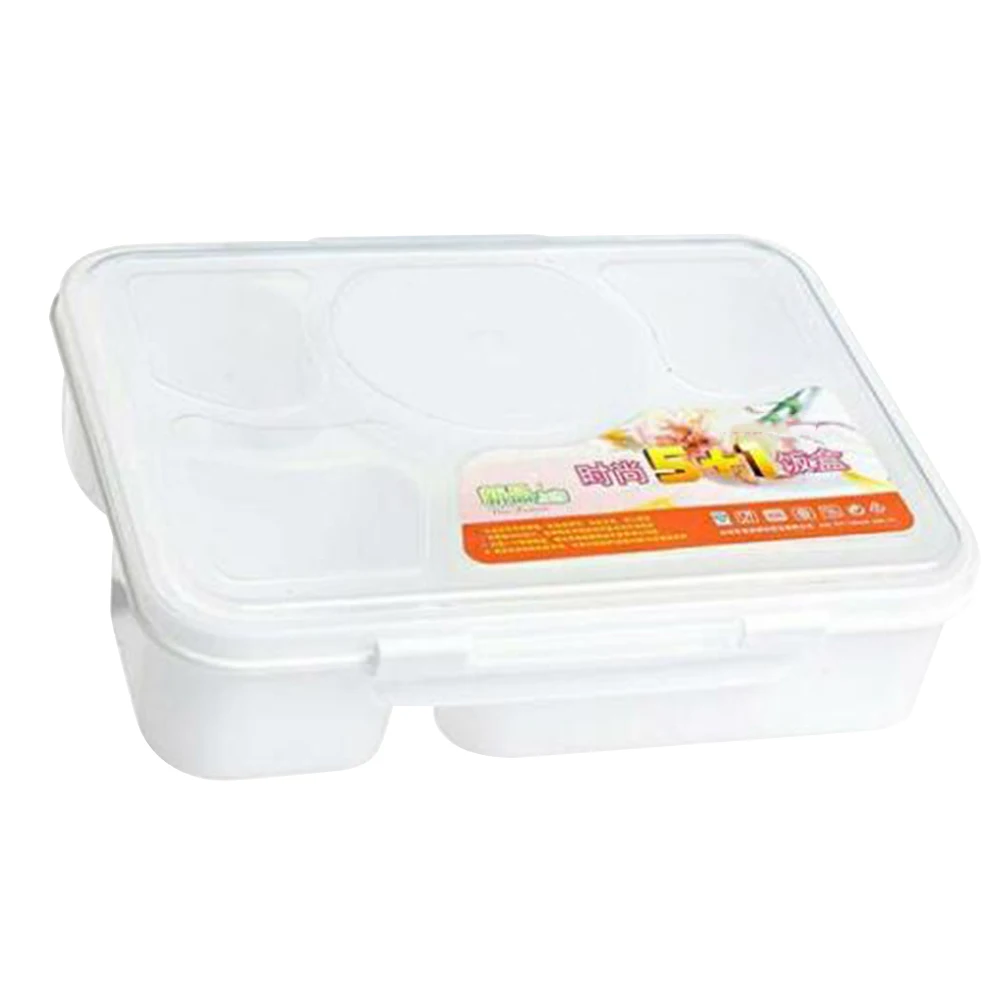White Bento Ланч-бокс для пикника, контейнер для фруктов, контейнер для хранения свч для детей и взрослых, VJ-Drop - Цвет: White