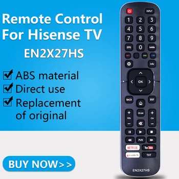 

Remote Control for HISENSE EN2X27HS H65M5500 65" Smart LED TV 43K300UWTS0100 49K300UWTS 55NEC5200 65K5500UWTS 10166