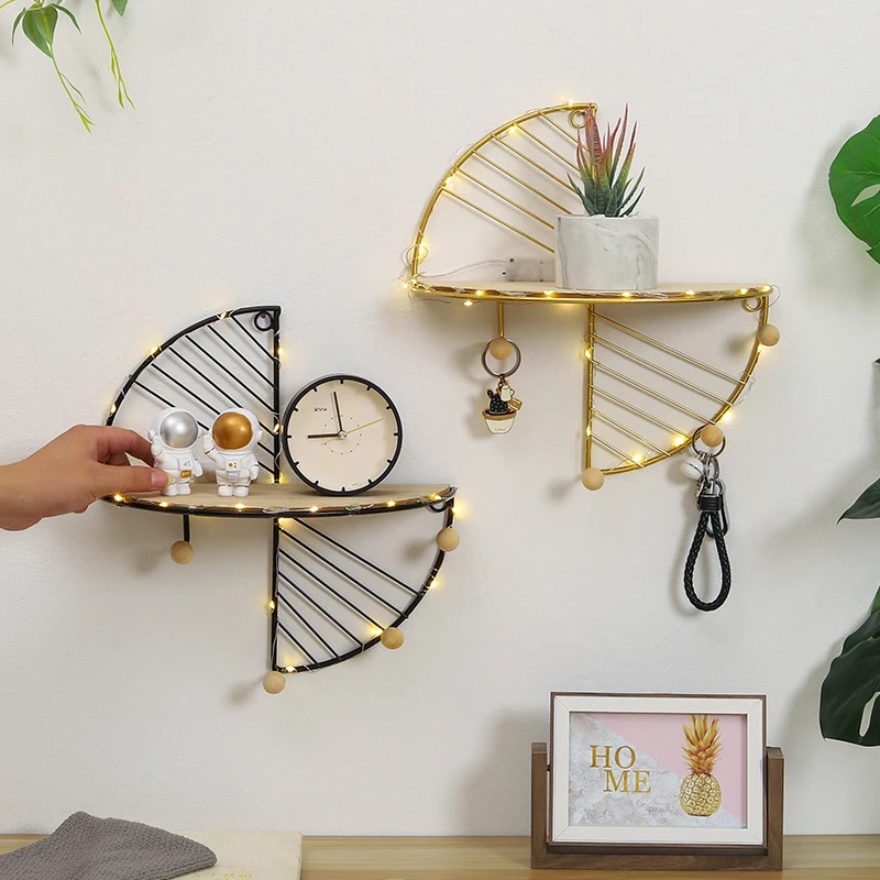 Creative Hexagon Wall Shelf - Image 3