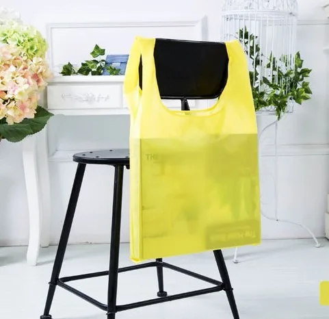 yellow Рынок продуктовая Сумка водонепроницаемая хозяйственная сумка Портативная Складная креативная многоразовая Складная хозяйственная сумка - Цвет: yellow
