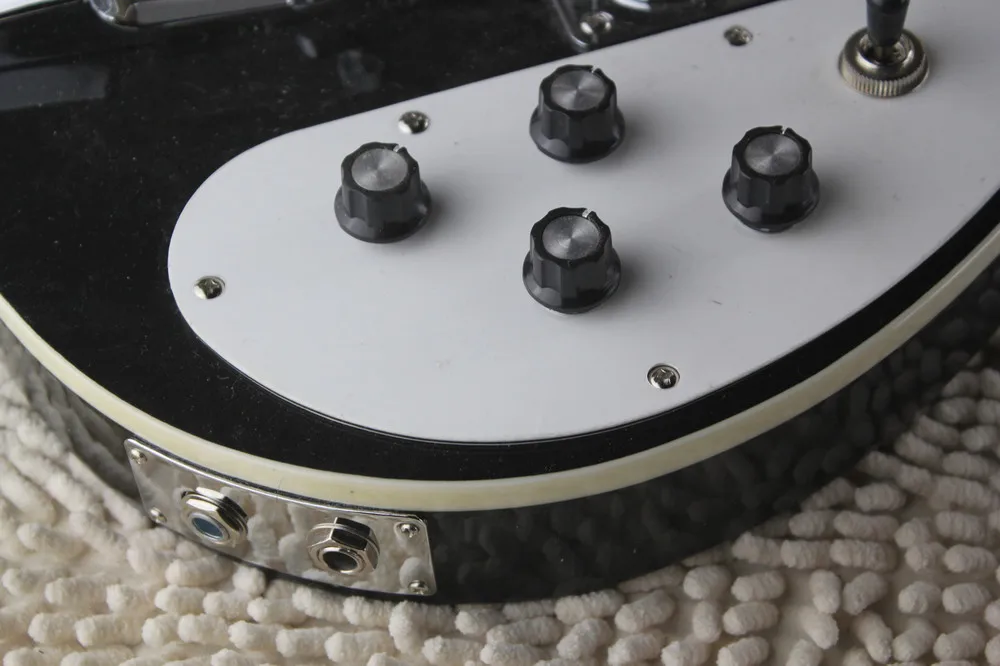 Новинка 2018 + заводская 4 струны Rickenback 4003 электрические басы fireglo черные для гитары