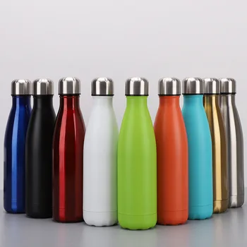 

500/750ML Thermos Bottle For Water Bottles Double-Wall Insulated Vacuum Flask Stainless Steel Gym Cup Outdoor Sports Drinkware