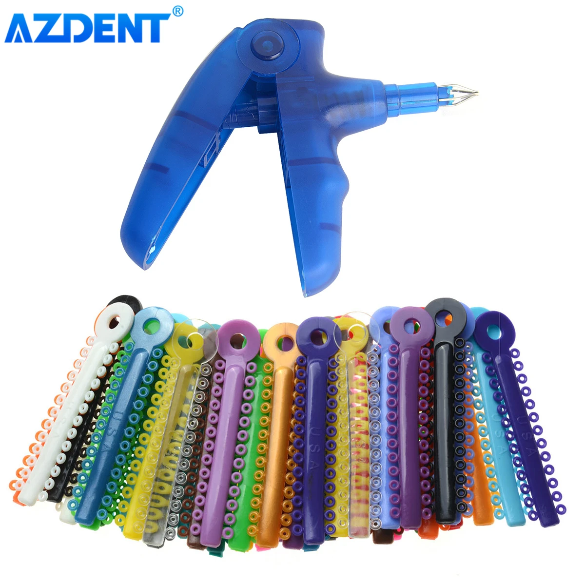 Orthodontic Ligature Gun Dental Ligature Ties Dentistry Tools Kit