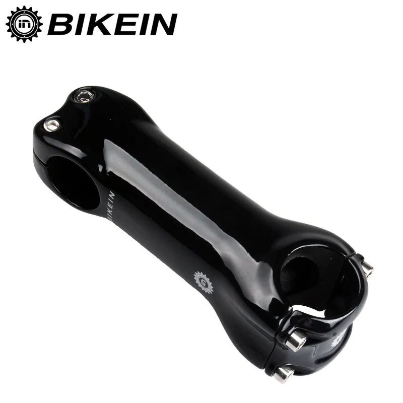BIKEIN- New Full UD Carbon Glossy Black Professional Bicycle Stem 6 Degrees Ultralight Stem 135g For 31.8mm Road Mountain Bike