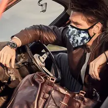 Унисекс против загрязнения пыли маска красочные граффити моющиеся PM2.5 респиратор для лица