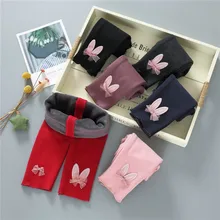 Теплые штаны для малышей Зимние флисовые трикотажные штаны для новорожденных детские леггинсы для детей от 0 до 2 лет, штаны для малышей