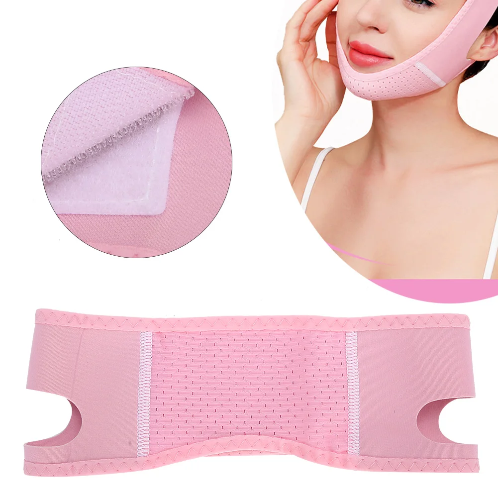 

Adjustable Breathable Elastic Face Slimming Bandage V Face Tightening Lifting Up Belt Facial Anti Wrinkle Strap Face Care Tools