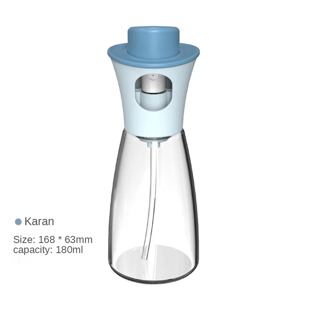 Push-Type Fuel Injector Seasoning Bottle Dust-Proof and Oil-Control Large-Caliber Barbecue Sprayer Olive Oil Spray Bottle B