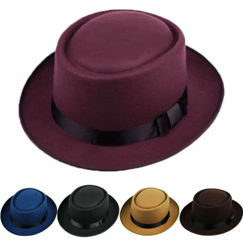 Новинка, Мужская Шляпа Fedora для мужчин и женщин, шляпа-пирожок, Сейлор боатер, Шляпа Fedora Trilby Sunhat, Панама