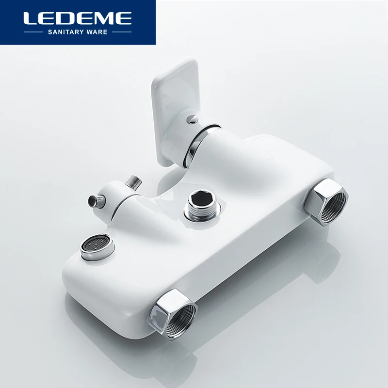 LEDEME Shower Sets Bathroom Shower Faucets Hot And Cold Mixer Brass Faucet Bathtub Mixer Bathroom Faucet L2421W