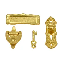 

Scale 1/12 Dollhouse Accessories Door Locks Miniature for Girls Boys