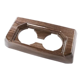 

Wood Grain Armrest Box Rear Cup Holder Trim for Ford F150 2016 2017