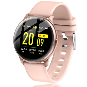 

2020 New Color Screen Waterproof Women Smart Watch Men Heart Rate Blood Pressure Monitoring Smartwatch Relogio Inteligente Watch