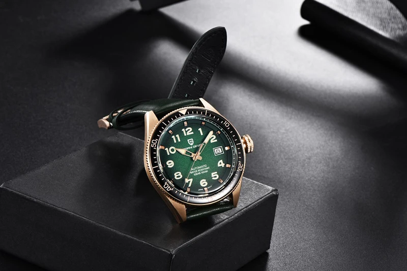 Pagani дизайнерские новые деловые Роскошные Мужские автоматические часы из нержавеющей стали 100 м водонепроницаемые Классические Механические наручные часы для мужчин