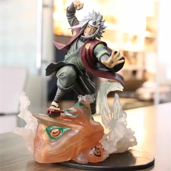 

Anime Naruto Shippuden Relation Jiraiya Gama-Bunta GK PVC Action Figure Statue Collectible Gama Sennin Model Kids Toys Doll 22CM