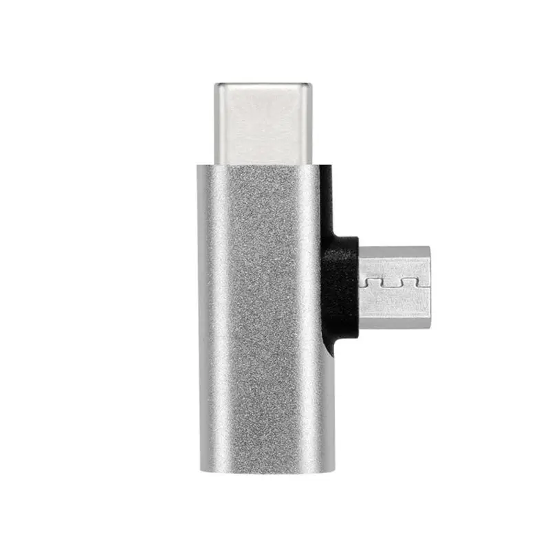 s 8Pin молния Женский к Тип C кабель+ кабель Micro USB зарядка Мужской переходник конвертер адаптер для samsung huawei Xiaomi OnePlus Android - Цвет: s
