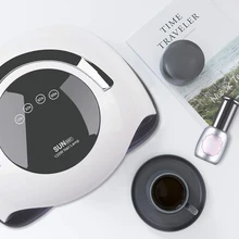 120 Вт Светодиодная УФ-лампа для ногтей, Портативная Сушилка для ногтей, сушка для маникюра, гелевая лампа для ногтей, сухая для гель-лака, ЖК-экран, Сушилка для ногтей с таймером