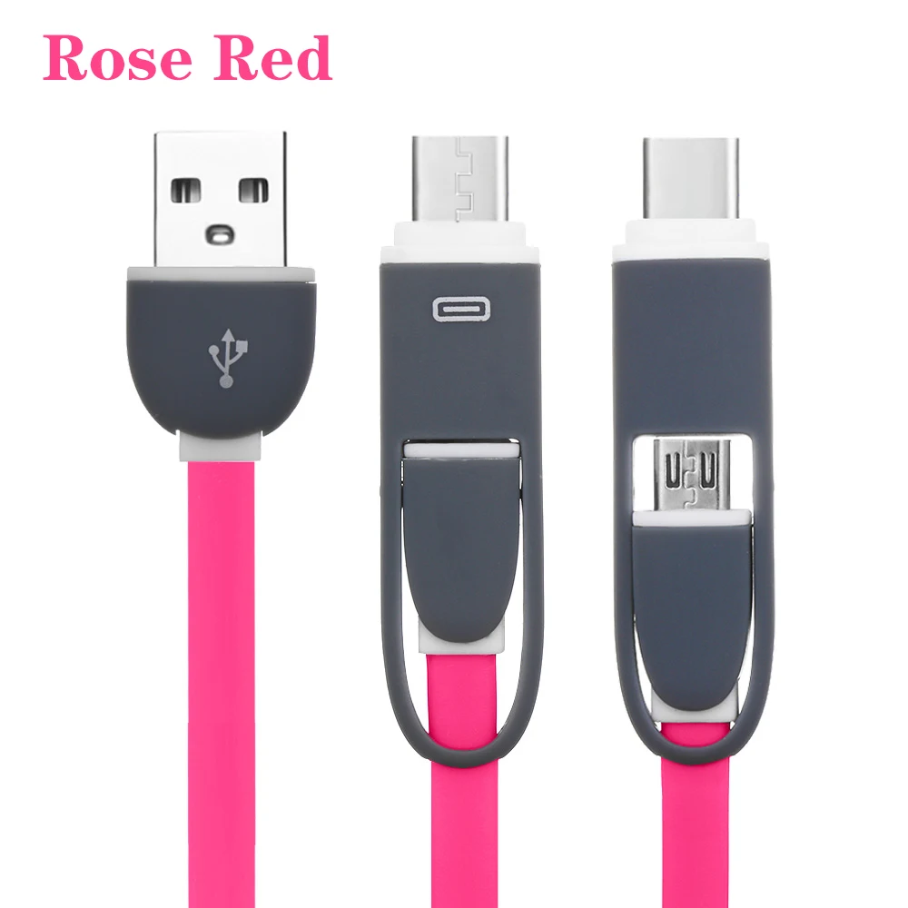 USB 3,1 type-C к Micro USB конвертер 2 в 1 зарядный шнур USB адаптер линия передачи данных телефон зарядное устройство кабель аксессуары для смартфонов
