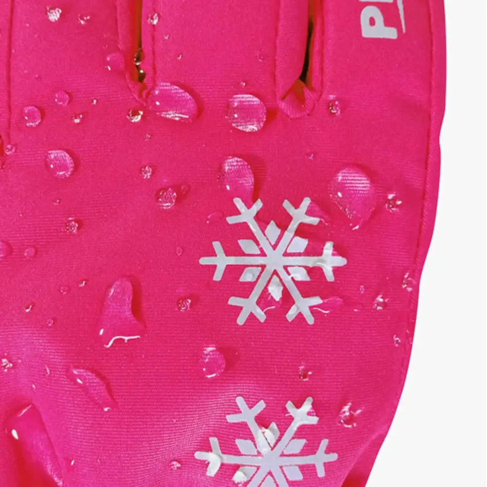Мужские и женские детские лыжные перчатки для мальчиков и девочек, перчатки для сноуборда, мотоциклетные зимние лыжные альпинистские водонепроницаемые лыжные перчатки