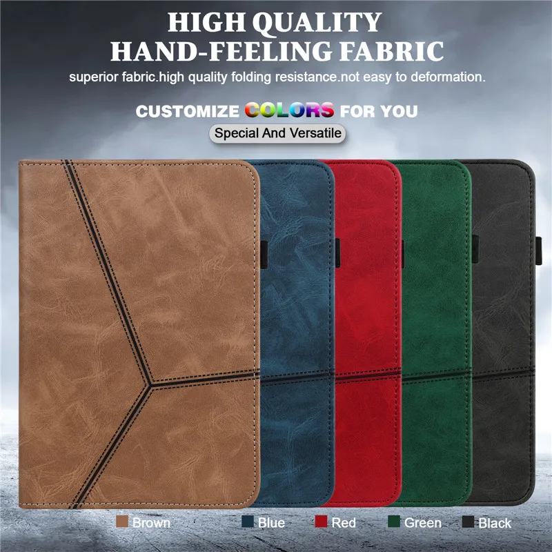 de luxo couro carteira suporte tablet para