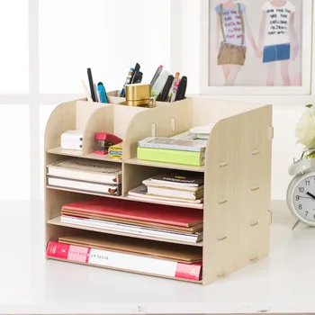 

Creative Multifunctional Office Table Pen Holder Cute Desktop Ornament Storage Box Office Organizer Drawer