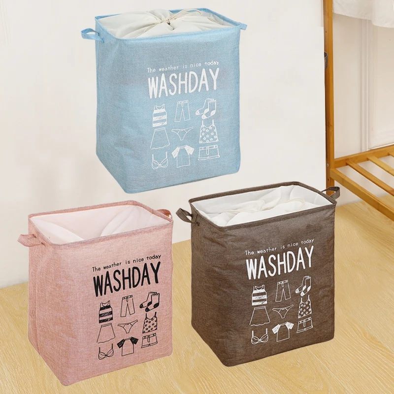 

HOT Foldable Laundry Baskets for Clothing Home Textiles Pants Underwear and Socks for Home Apartment University Dorm