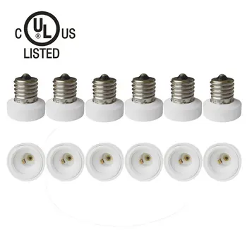 

E17 to E12 Socket Adapter, Converts Intermediate Base E17 to Candelabra Base E12 Reducer Adapter (12 PCS / PACK)