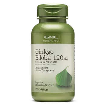 

Free Shipping GinKgo Biloba 120 mg may support mental sharpeness 100 pcs