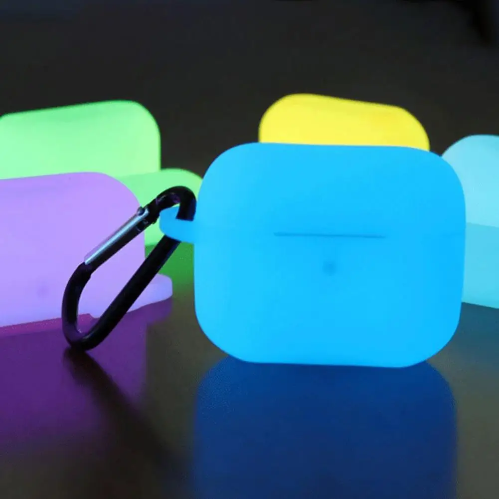 

Silicone Case For Apple Pro Glowing In Dark Luminous Shockproof Protective Sleeve for Air Pods Pro Earphone Box