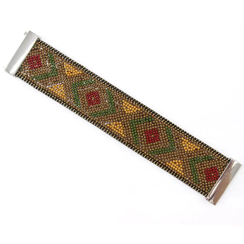 G. YCX бразильские многоцветные геометрические браслеты Miyuki, богемные браслеты, широкий магнитный браслет с пряжкой, женские и мужские вечерние браслеты