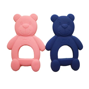 

2020 NEW Silicone Baby Teethers Cute Bear Shape Kids Teethers Safety Children Teething Infants Chewing Toys Newborn Dental Care