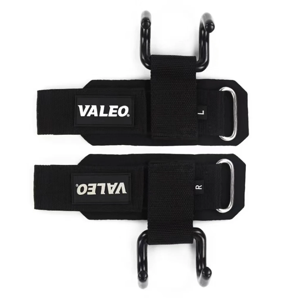 1 Pair Padded Weight Lifting Gloves Hook Fitness Bodybuilding Barbell Dumbbell Musculation Wrist Wrap Straps Gym Support Bands