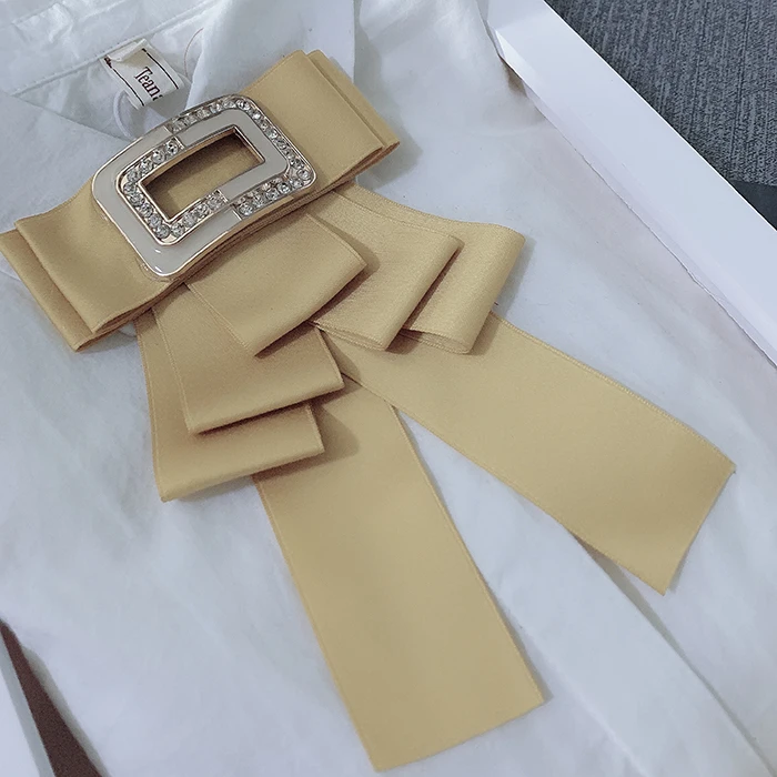 Handmade Bow Tie Мужской женский шейный воротник рубашка булавки зажимы галстук-бабочка Bling сплав горный хрусталь кристалл галстук для свадебной вечеринки галстук деловая лента галстук-бабочка - Цвет: Handmade Bow Tie