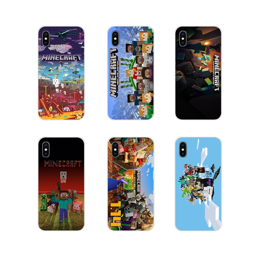 

For Huawei Mate Honor 4C 5C 5X 6X 7 7A 7C 8 9 10 8C 8X 20 Lite Pro fashion game Group of Minecraft Accessories Phone Case Covers