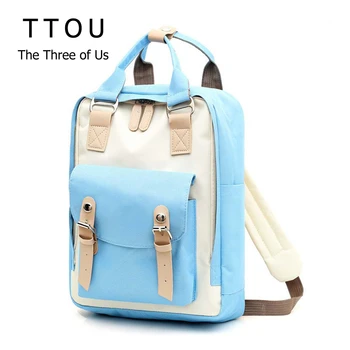 

Multifunction women backpack girls shoulder bag High quality canvas laptop backpack schoolbag teens bagpack mochila feminina