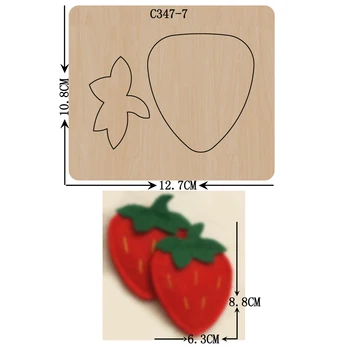 

New strawberry Wooden die Scrapbooking C-347-7 Cutting Dies