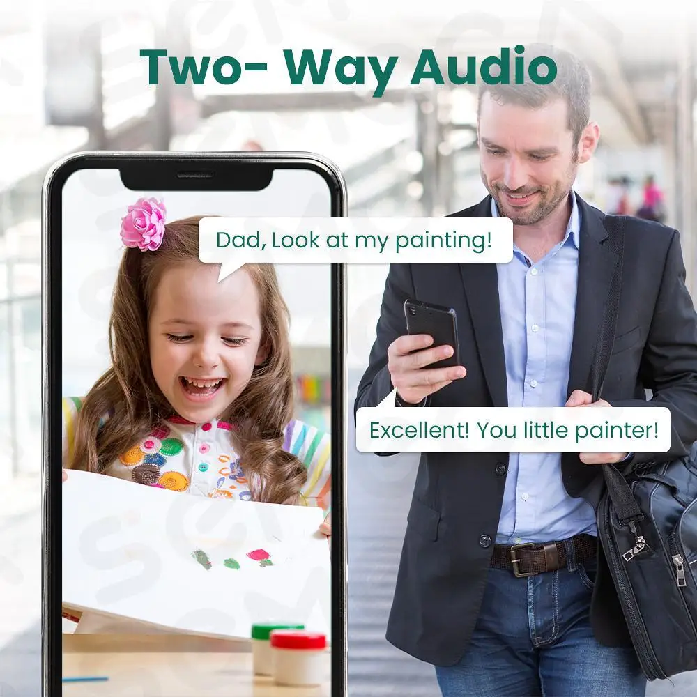 Semeca Wifi Camera Tuya Smart Home Life Baby Monitor Tuya Camera  Mi Camera 1080P Mini Camera Video Surveillance Auto Tracking