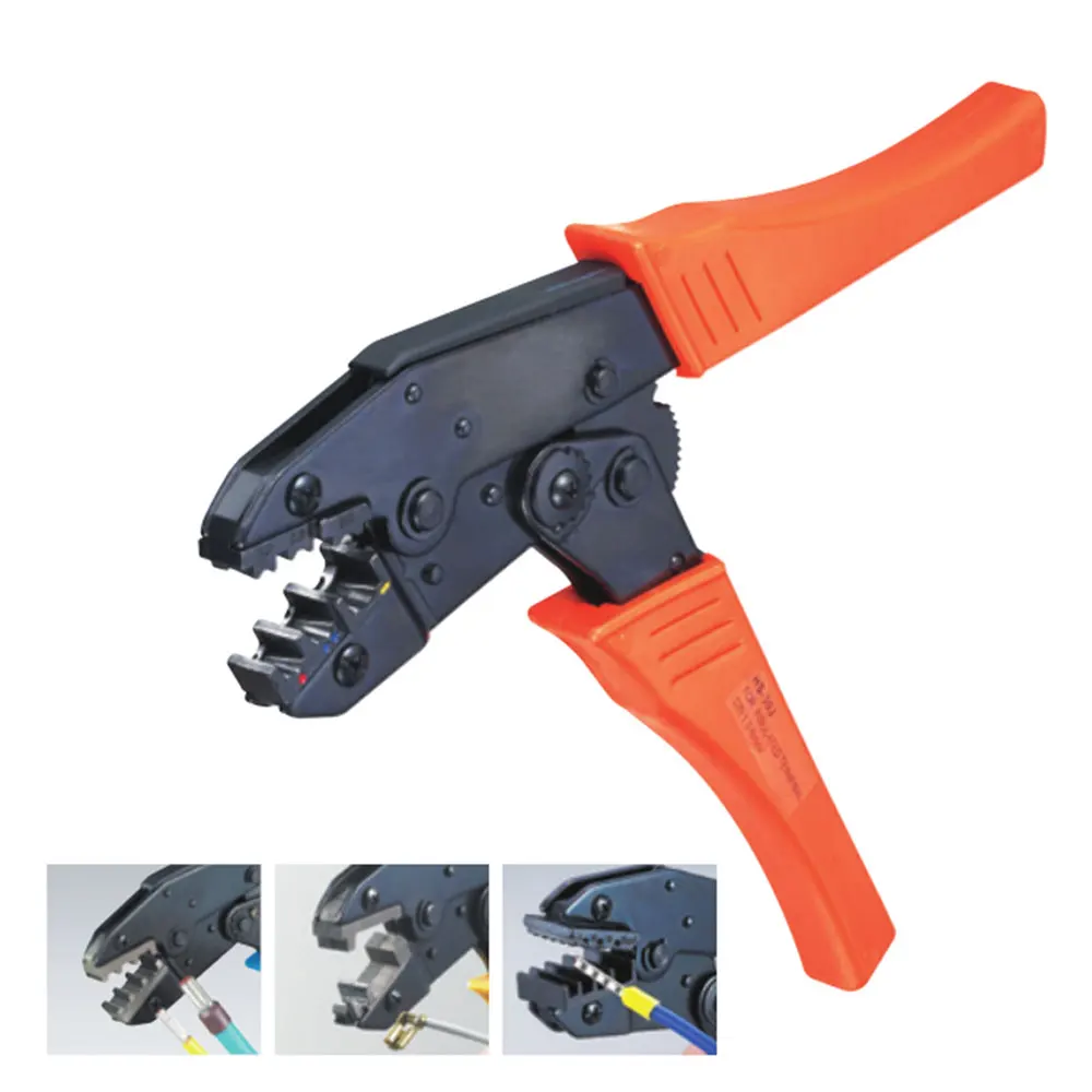 

Energy Saving Crimping Tool For Insulated and Non-insulated Ferrules and Terminals 0.5-10mm² or 4/6/10/16/25mm² Hand Tool Plier