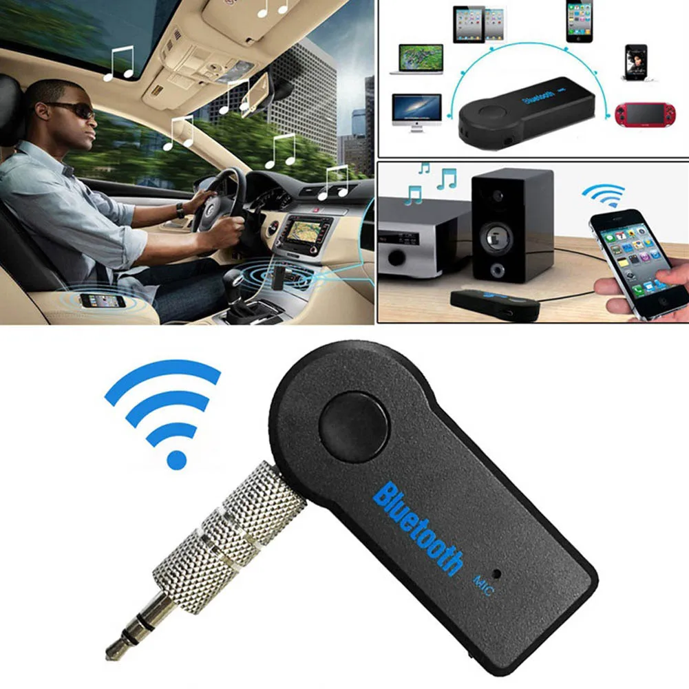 3,5 мм Bluetooth AUX аудио музыкальный приемник автомобильный комплект беспроводной динамик наушники адаптер руки телефон