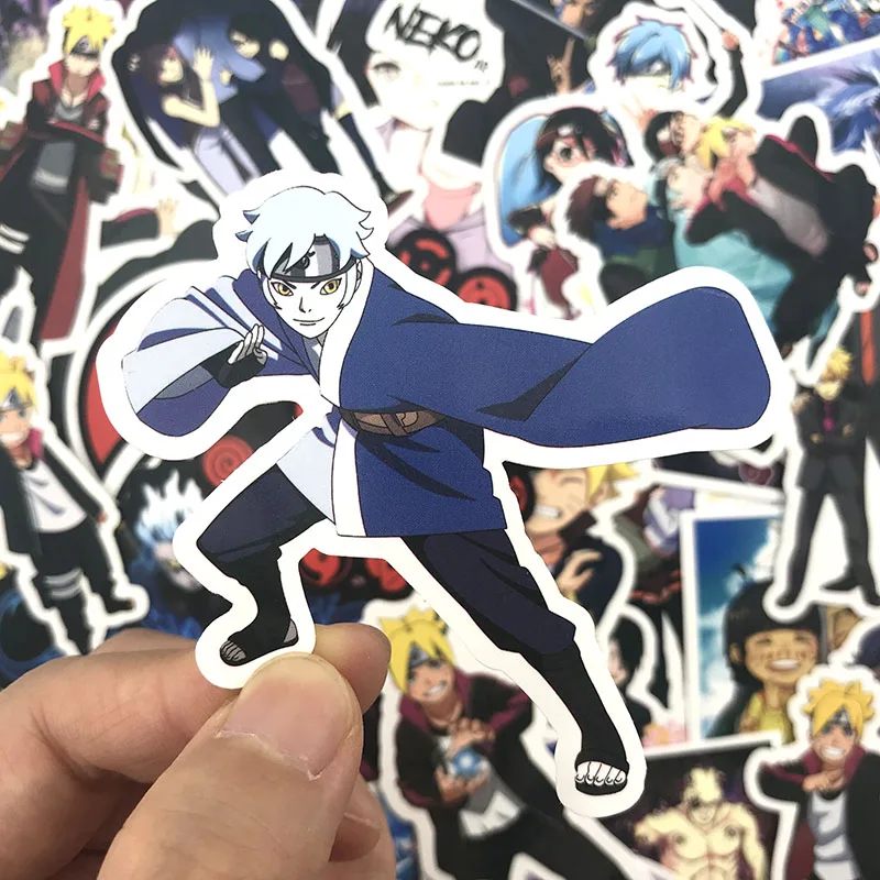 50 шт./упак. BORUTO NARUTO наклейки для багажа ноутбука холодильника мотоцикла