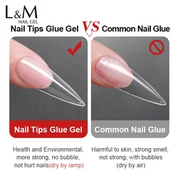 15ml No Wipe Top and Base Coat Gel Nails Glue Polish Semi-Permanent Varnish Nail adhesive Polish For Nail Art salon
