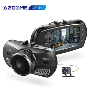 

AZDOME M11 3" Ips Car Dvr 1080P Dual Lens Rearview Camera Night Vision GPS Registrar 24H Parking Monitor Video Recorder