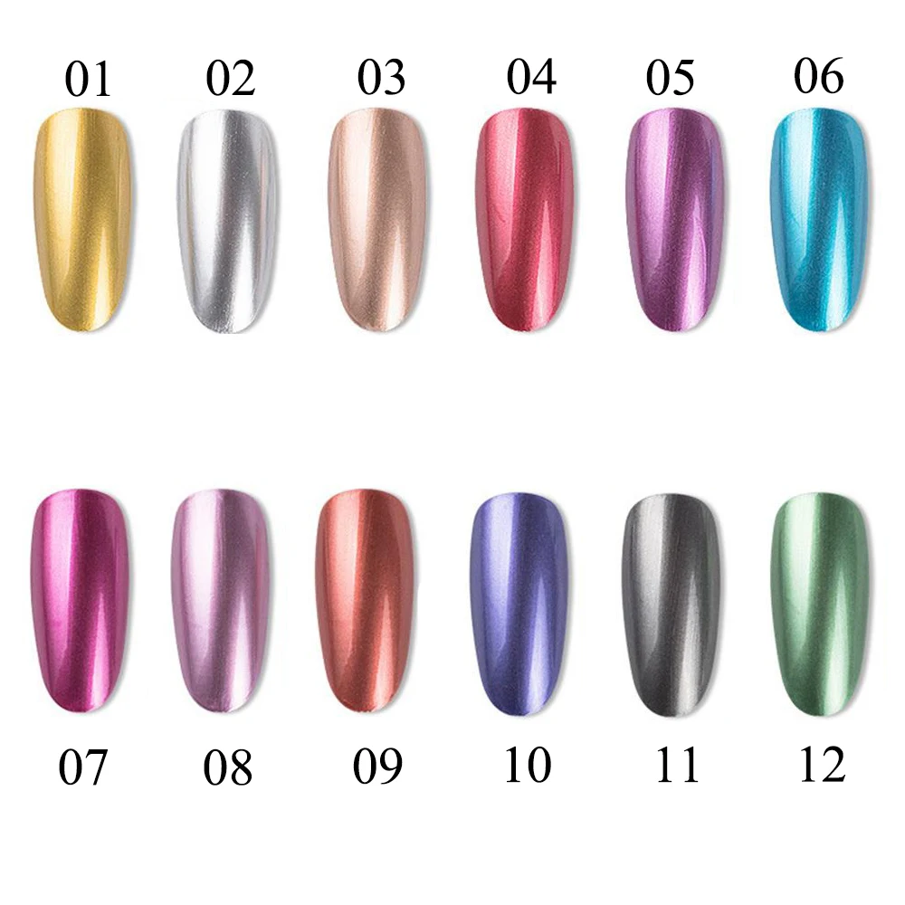 8 мл 12 цветов быстрый сухой лак для ногтей металлический волшебный зеркальный эффект, цвета хрома пилка для ногтей лак Перманентный УФ эмалированный лак для ногтей