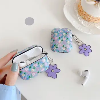 

For Airpods Lovely Small Floral Silicone pendant Headphone Case For Apple Airpods 2 Pro Soft Protection Bluetooth Headset Cover
