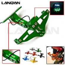 Для мотоцикла Kawasaki Ninja ZX6R кронштейн для номерного знака держатель Ninja ZX-6R ZX600 1998-2011 ZX6R ZX 6R 6 R 600 аксессуары